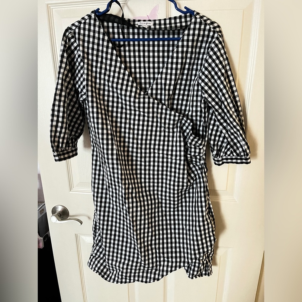 Love, Fire Plaid Dress Size S
